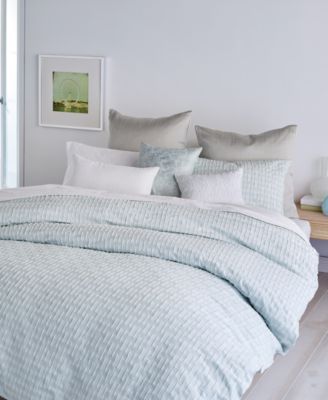 refresh geometric cotton duvet cover