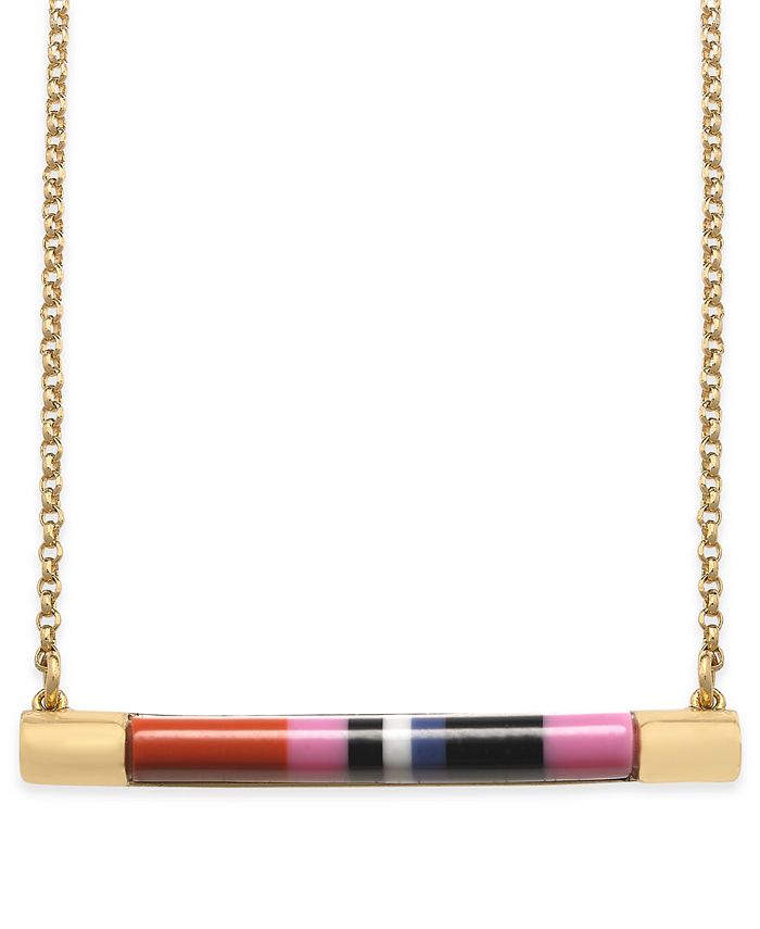 Kate spade gold bar necklace new arrivals