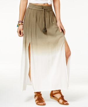American Rag Printed Double-Slit Maxi Skirt, Only at Macy's; $39.50