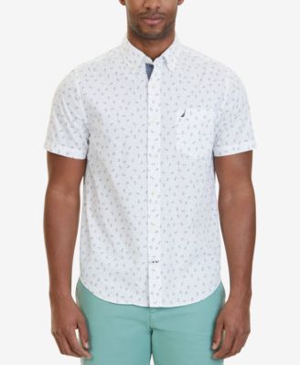 nautica men's short sleeve shirts