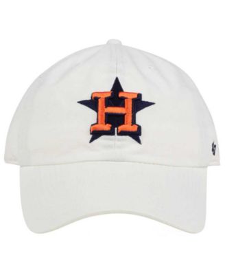'47 Brand Houston Astros White Clean Up Cap