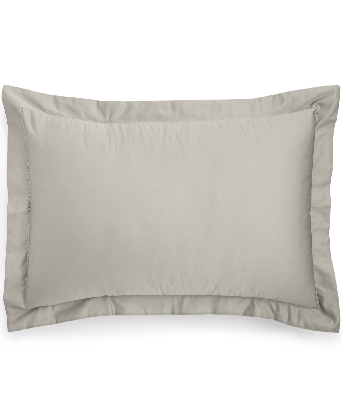 Damask 550 Thread Count 100% Cotton Sham, Standard, Created for Macy's - Parchment