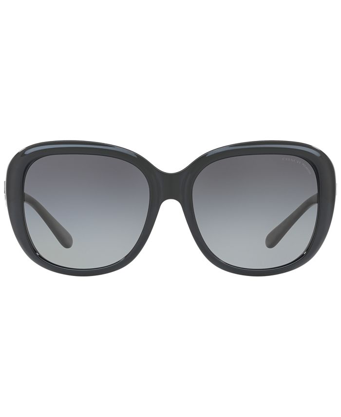 COACH Polarized Sunglasses , HC8207 - Macy's