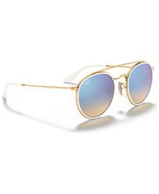 Ray-Ban Sunglasses, RB3647N ROUND DOUBLE BRIDGE - Macy's