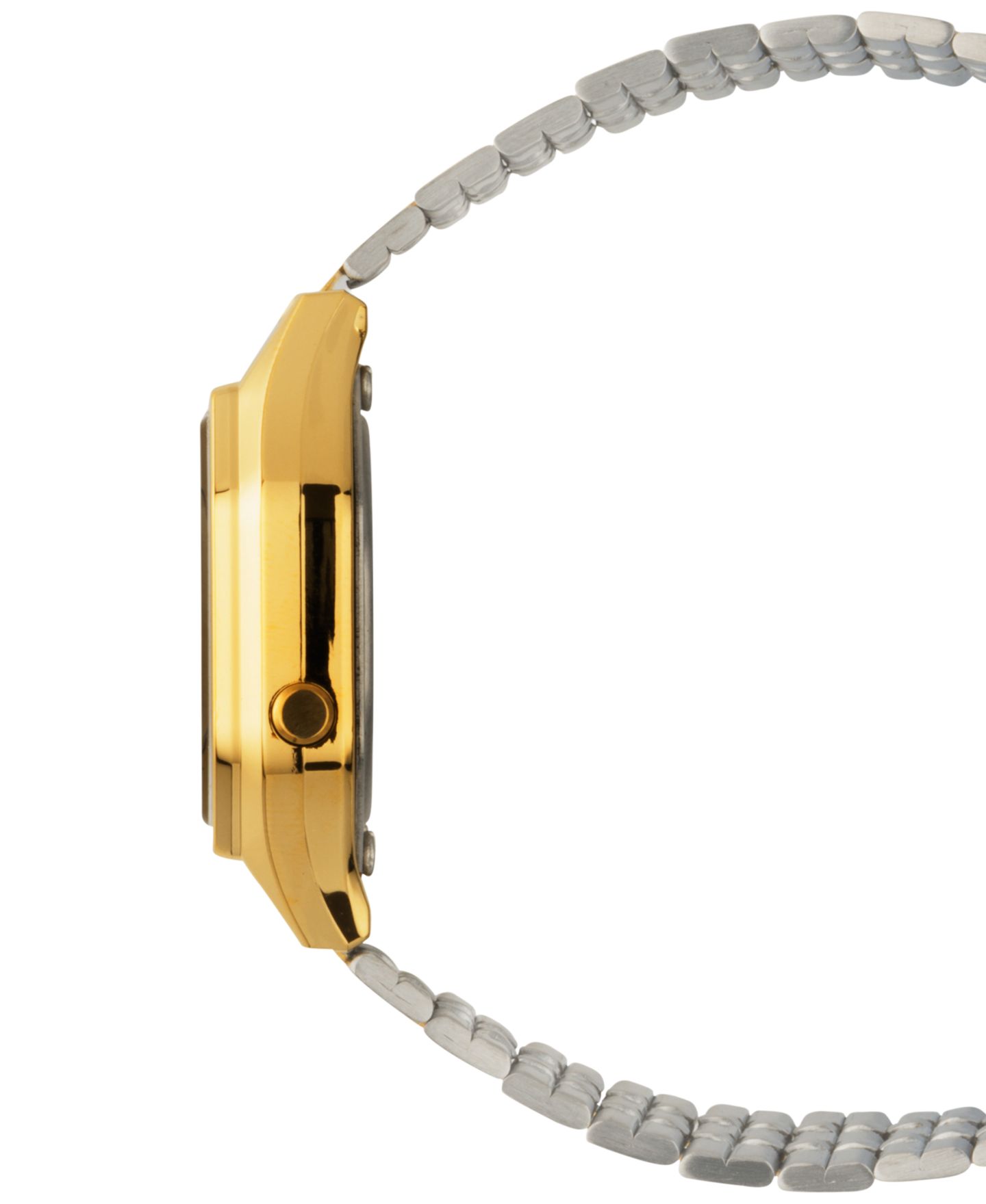 Женские часы Casio Digital Vintage Gold-Tone Stainless Steel Bracelet Watch 39x39mm LA680WGA-9MV — фото 2