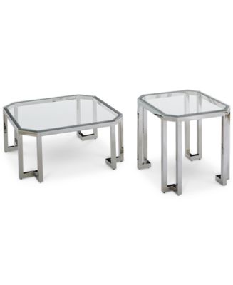 Furniture Madison Square Coffee Table Set, 2-Pc. Set (Square Coffee ...