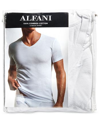 Alfani Men's Tagless 7 Pack V-Neck Undershirts - Macy's