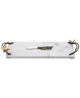 Michael Aram Butterfly Ginkgo Small Cheese Board with Knife - Macy's