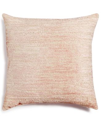 Hallmart Collectibles - Blush Textured Velvet 18" Square Decorative Pillow