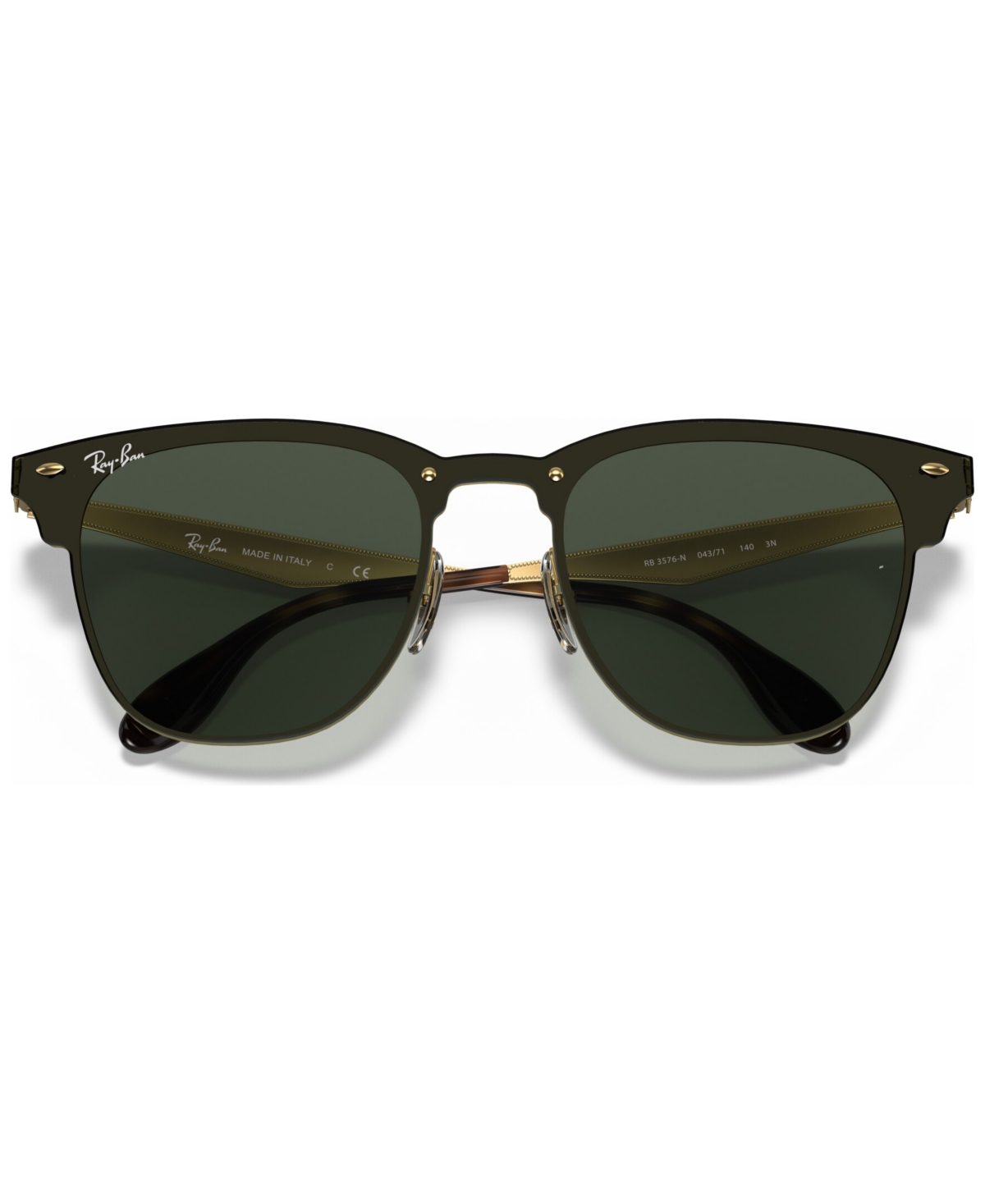 Ray-Ban Sunglasses, RB3576N Blaze Clubmaster -GREEN GRAD