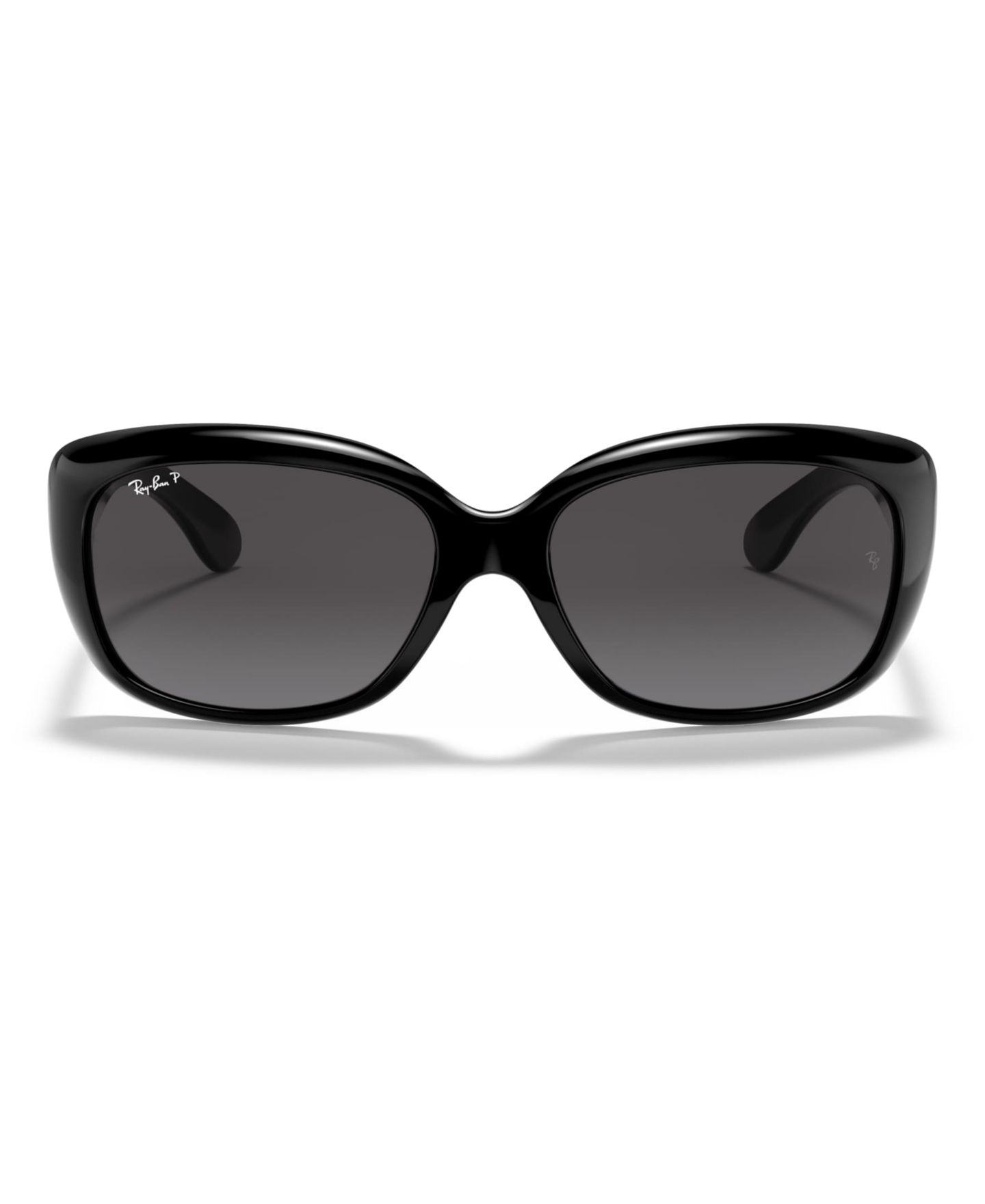 Женские солнцезащитные очки Ray-Ban Polarized Sunglasses, RB4101 Jackie Ohh, цвет: Чёрный / Серый — фото 1