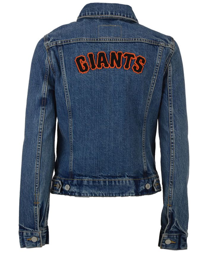 Gucci Sf Giants Denim Jacket in Blue for Men