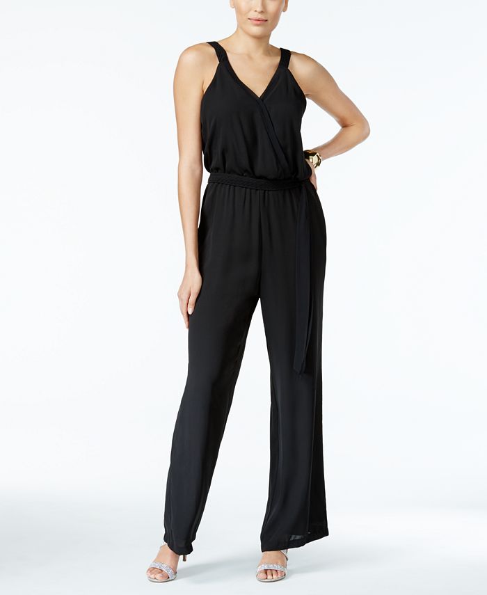 Thalia Sodi Wide-Leg Jumpsuit, Created for Macy's & Reviews - Pants ...