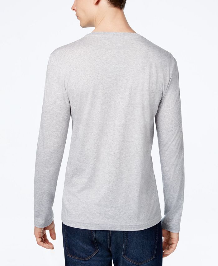 Lacoste Men&#039;s Long Sleeve Crew Neck Jersey T-Shirt - Macy&#039;s