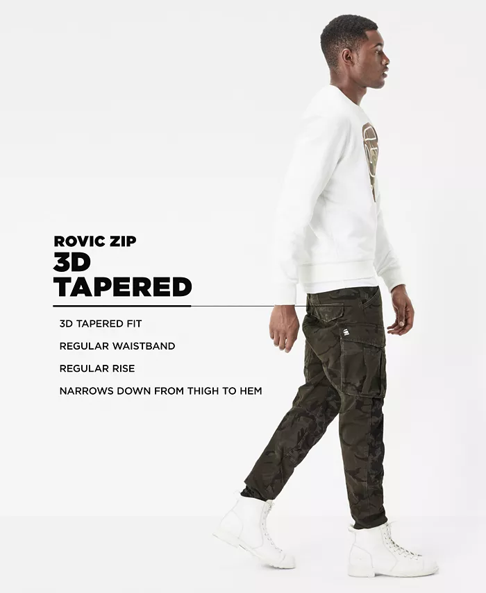 Men's Rovic Zip 3D Straight Tapered Cargo Pant - thumbnail 6
