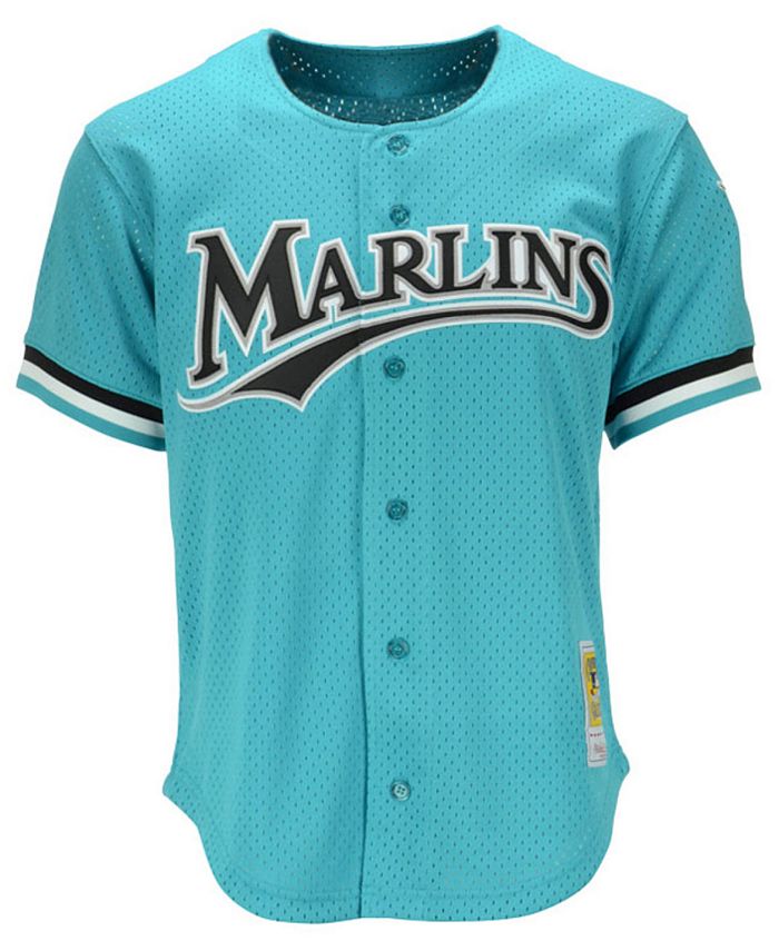 2018 Miami Marlins Game Issued Black Batting Practice Jersey MARLN0109