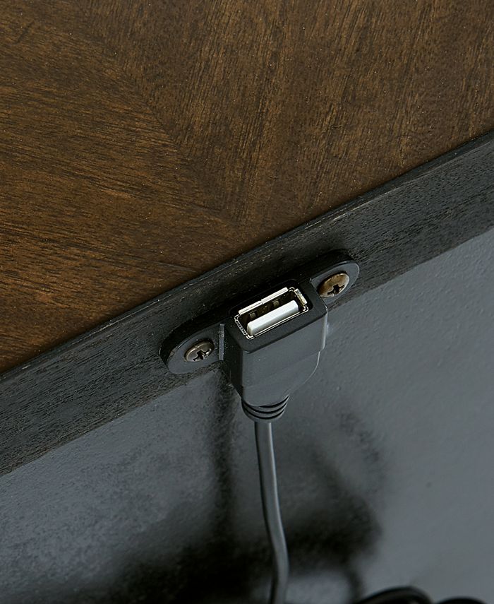 Furniture Closeout! Fairbanks USB Outlet Nightstand, Created for Macy's