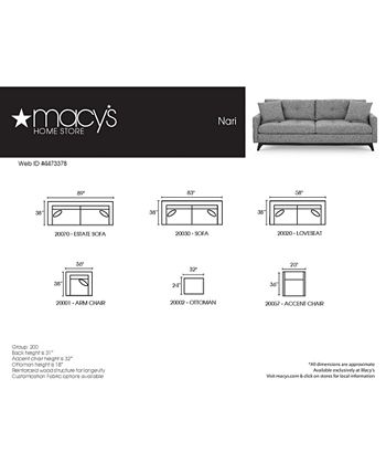Nari sofa macys sale