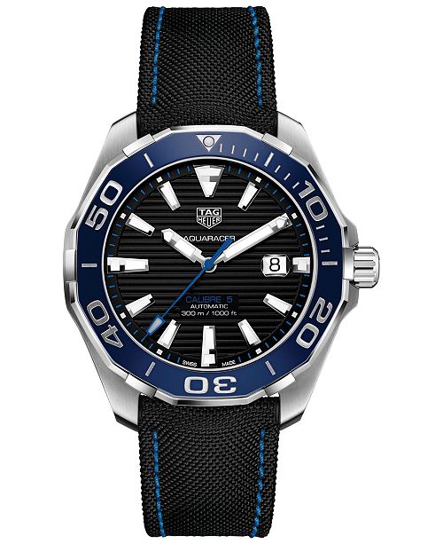 Tag heuer aquaracer rubber black ft6027 cheap