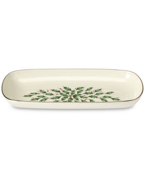 Lenox Hosting The Holidays Bread Tray In Multi