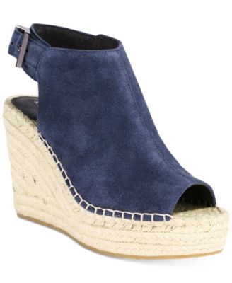 Kenneth Cole New York Women's Olivia Espadrille Peep-Toe Wedges ...