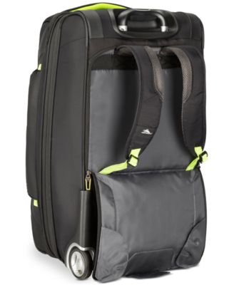 high sierra at8 wheeled duffel upright