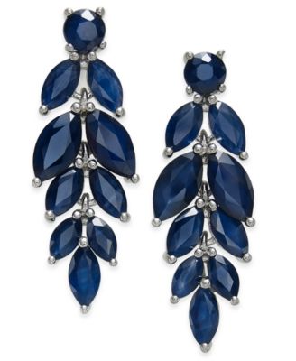 macy's sapphire earrings