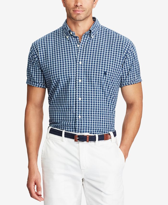 Polo Ralph Lauren Men's Big & Tall Classic Fit Shirt - Macy's