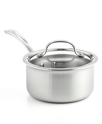 Calphalon Tri-Ply Stainless Steel 1-1/2-Quart Sauce Pan with Cover