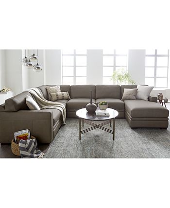 Furniture - Avenell 3-Pc. Sectional with Double Chaise & Sleeper Loveseat, Only at Macy's