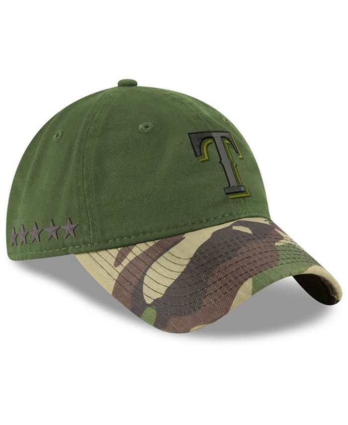 Texas Rangers New Era Honor Trucker 9TWENTY Adjustable Hat - Camo