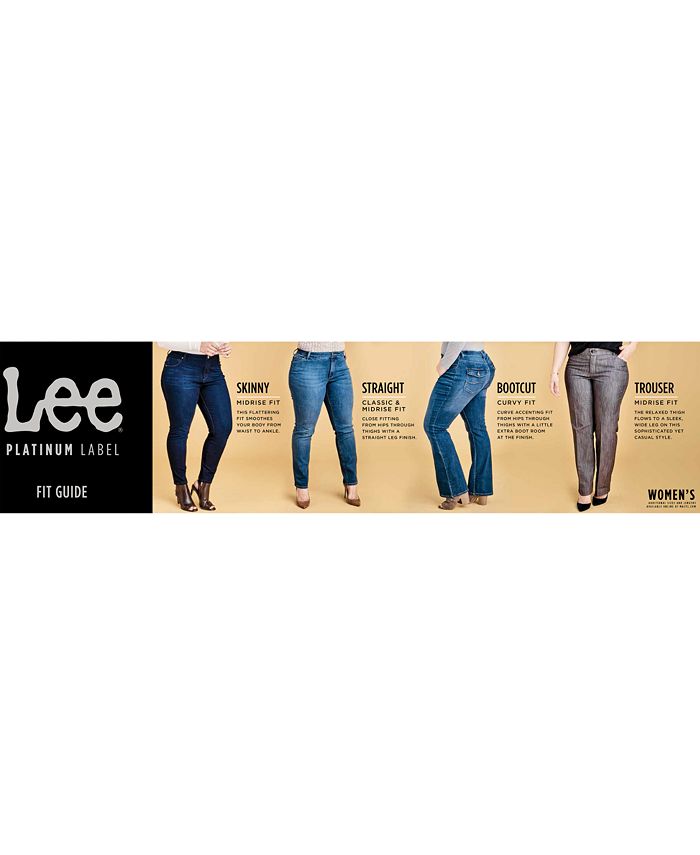 Lee Platinum Plus Size Curvy Fit Bootcut Jeans Created for Macy s