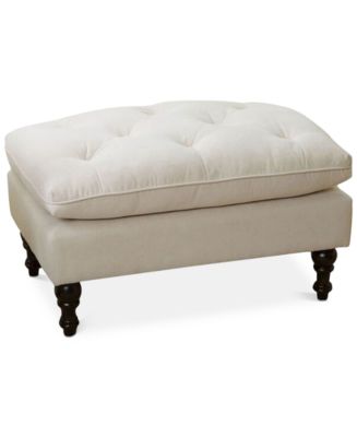 Noble House Amaris Tufted Ottoman - Macy's