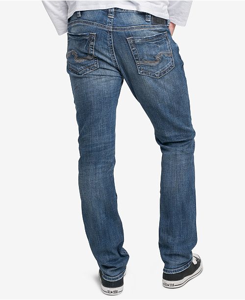 Silver Jeans Co. Men's Konrad Slim Fit Stretch Jeans - Jeans - Men - Macy's