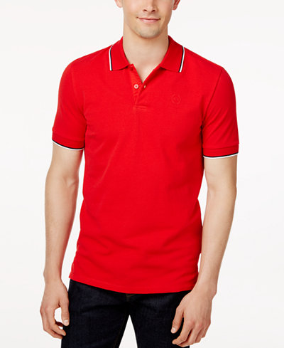 Armani Exchange Men's Contrast Tipped Polo