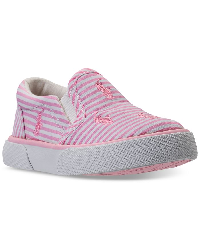 Polo Ralph Lauren Toddler Girls' Bal Harbour Casual Sneakers from ...