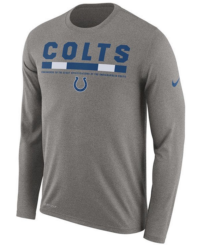 Nike Men's Indianapolis Colts Legend Staff Long Sleeve T-Shirt ...