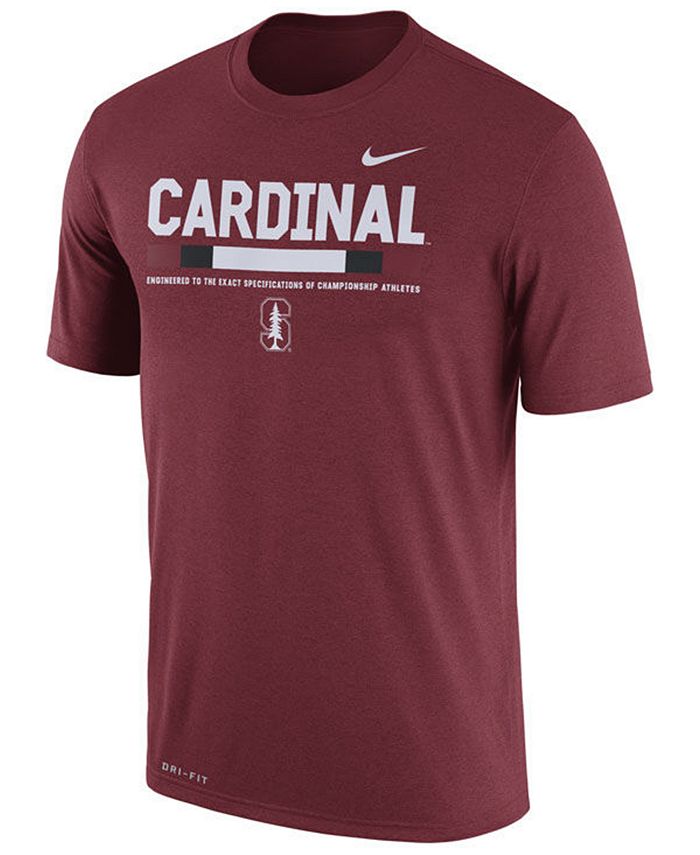 Nike Men's Stanford Cardinal Legend Staff Sideline T-Shirt - Macy's