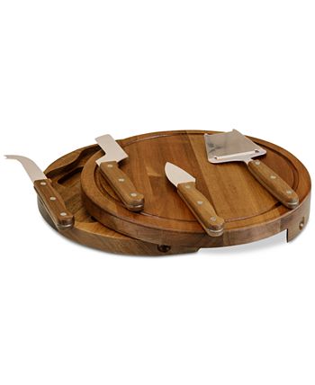 Picnic Time Toscana® by Acacia Circo Cheese Board & Tools Set - Macy's