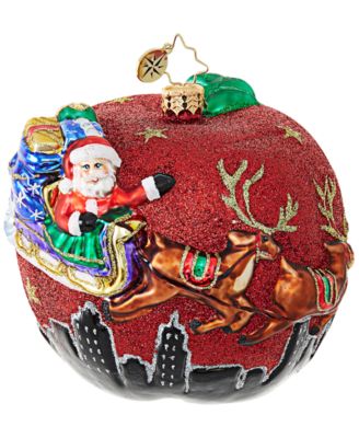 Christopher Radko - Santa's Big Apple Ornament