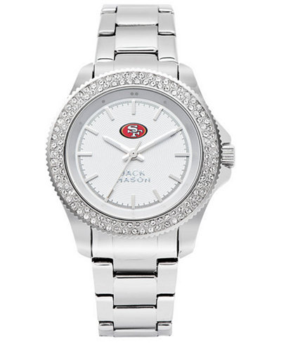 Jack Mason Women's San Francisco 49ers Glitz Sport Bracelet Watch