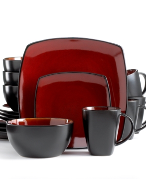 Signature Living Barcelona Red 16-Piece. Set, Service for 4