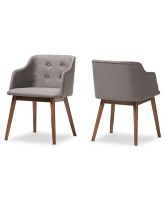 Furniture - Harrison Button-Tufted Accent Chair (Set Of 2), Quick Ship
