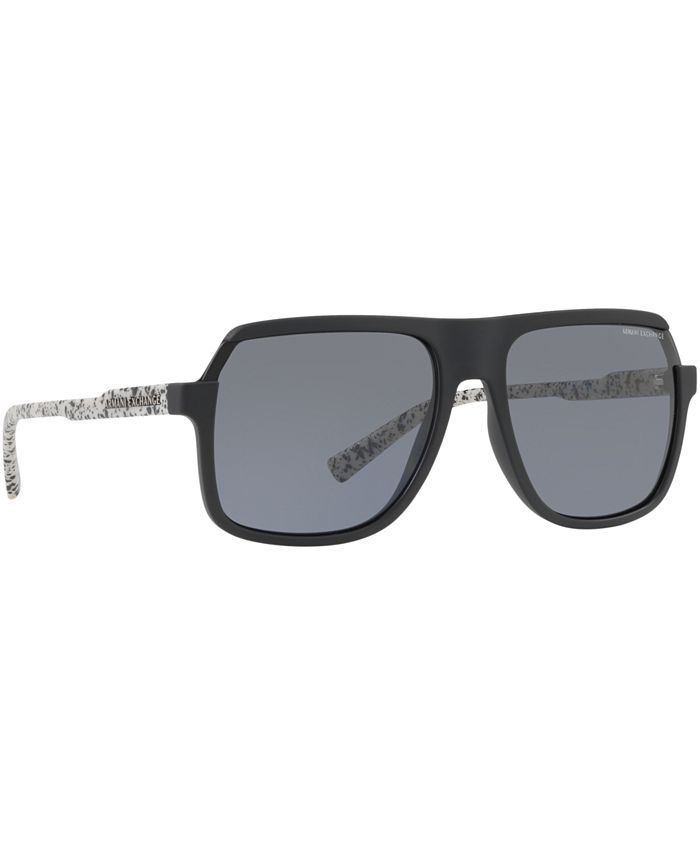 A|X Armani Exchange Armani Exchange Polarized Sunglasses, AX4066S - Macy's