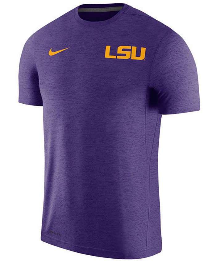 Nike Men's LSU Tigers Dri-Fit Touch T-Shirt - Macy's