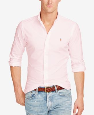 Polo Ralph Lauren Slim-Fit Stretch-Oxford Shirt & Reviews - Button-Down Shirts - Men - Macy's