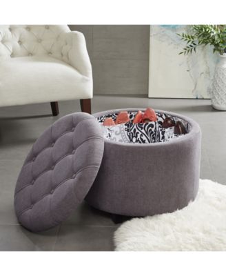 Furniture Lemon Storage Ottoman