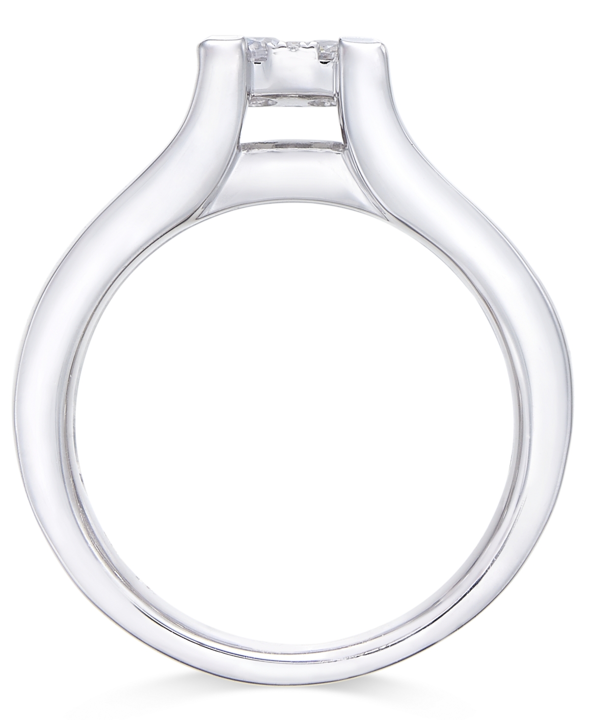 Diamond Cluster Bridal Set (1-1/2 ct. t.w.) in 14kor 14k Yellow Gold - White Gold