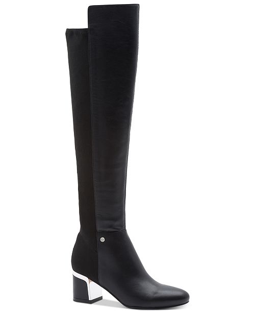 DKNY Cora Wide Calf Boots, Created For Macy’s Boots Shoes Macy's