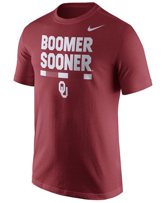 Nike Men's Oklahoma Sooners Verbiage T-Shirt - Macy's
